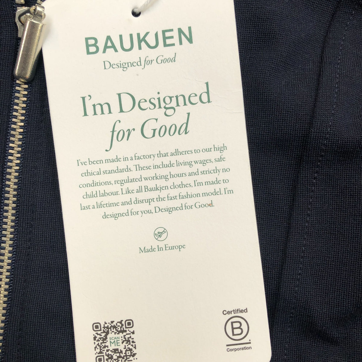 Baukjen Mariposa Ponte Midi Dress Classic Navy Size 10