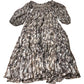 Snake Print Maxi Dress Women's Long Sleeve Boho Style UK6