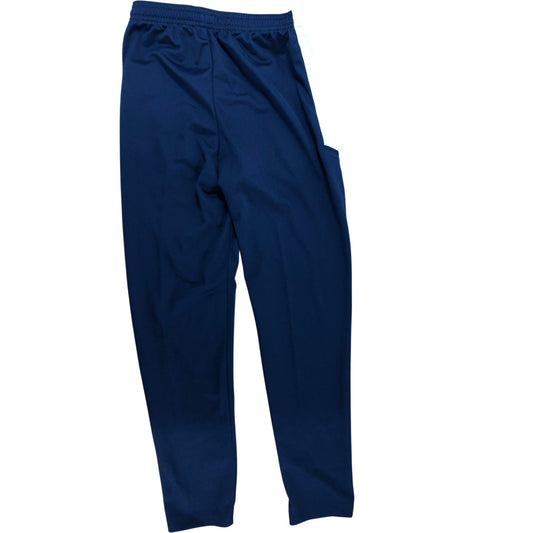 Nike Dri-FIT Track Trousers Sports Activewear Navy White Side Panels 10-12 Years
