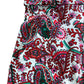 White Paisley Floral Jersey Dress - Size 22