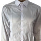RIVER ISLAND Smart Shirt Size S Men's Long Sleeve Classic Fit White