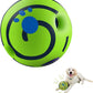 Natural Latex Rubber Squeaky Giggle Ball Dog Toy for Large Dogs