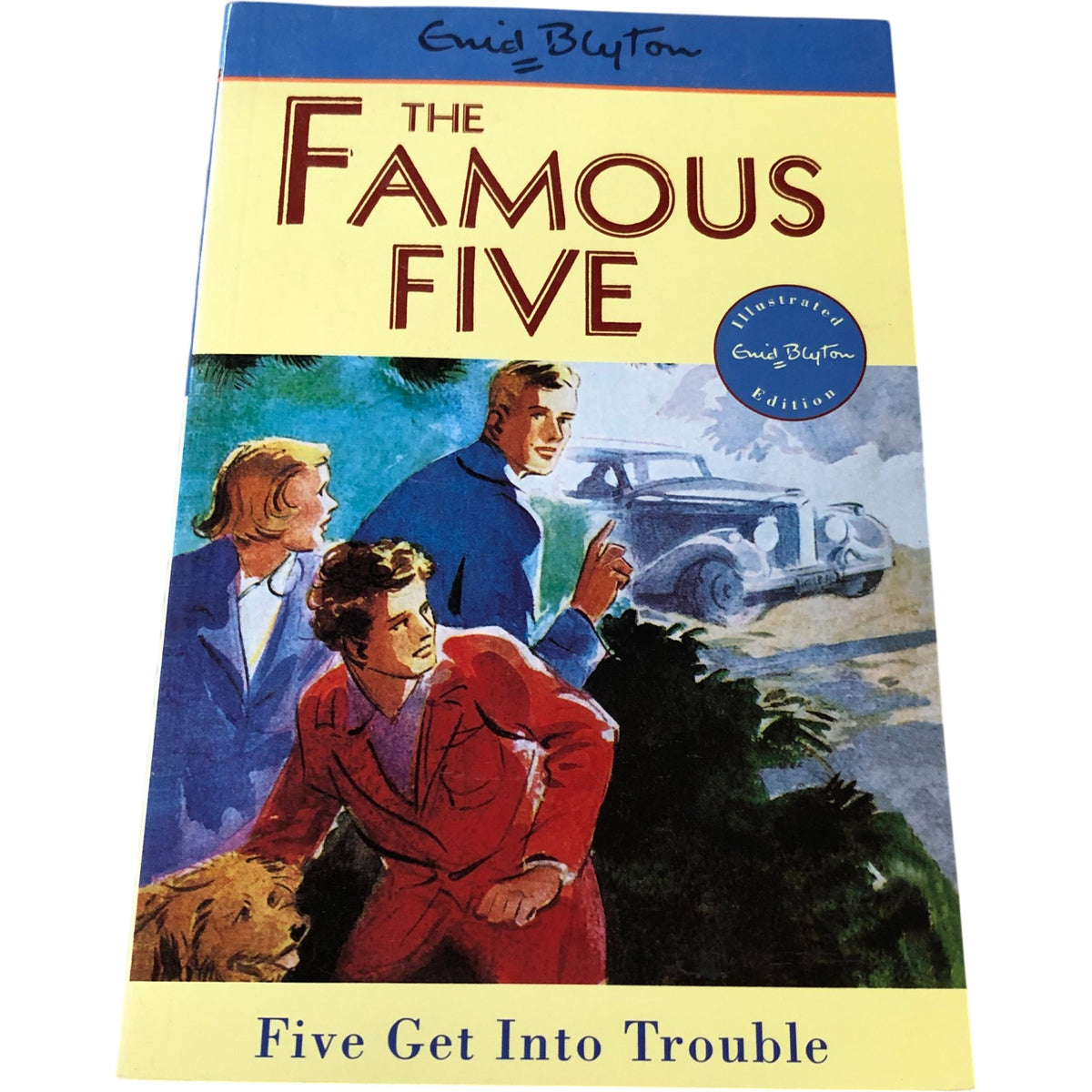 Enid Blyton The Famous Five Five Get Into Trouble Illustrated Edition Book