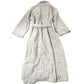 Grey Fleece Robe Soft Plush Bathrobe Size XL