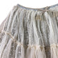 Branded Beige Sequin Tulle Skirt - 12 Years