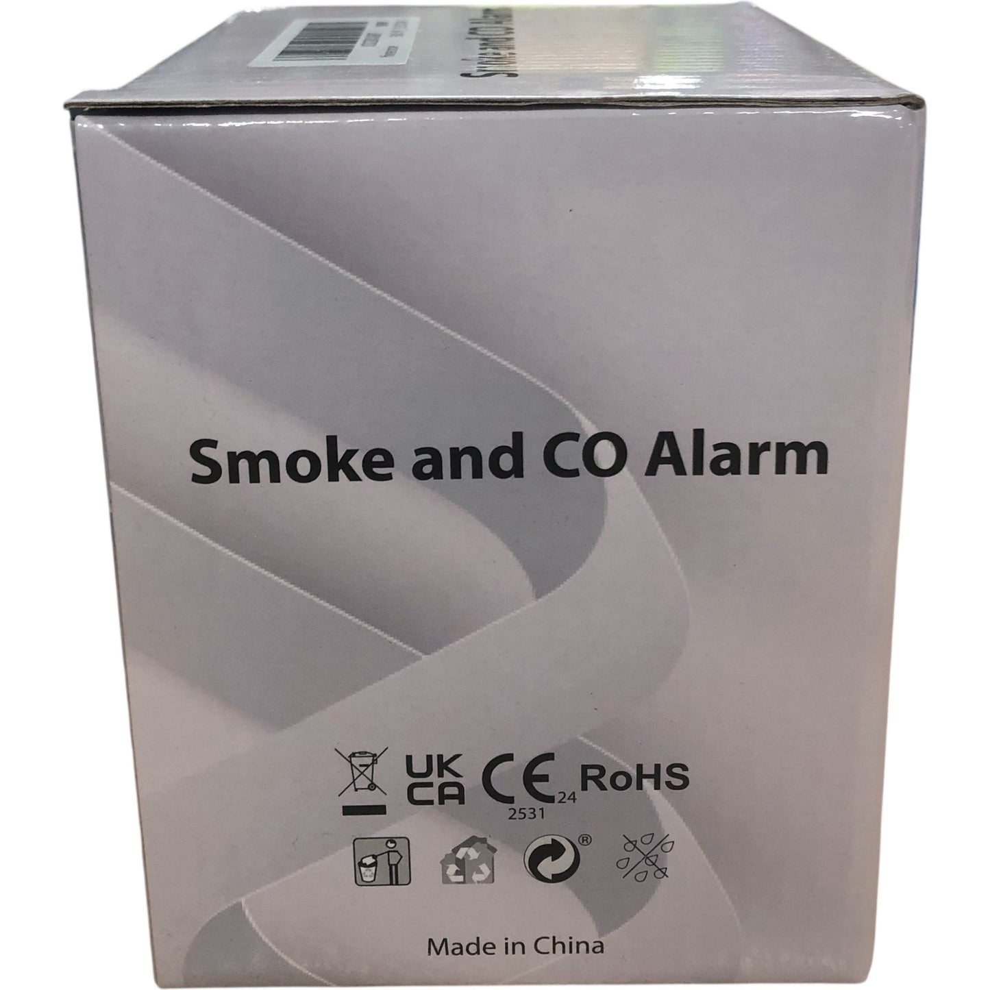 Smoke And CO Alarm JKD 515COM Battery Powered LCD Display 2 Pack
