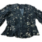 Soeur Black Floral Blouse - Size 8