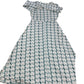 Floral Print Midi Dress Women's Long Sleeve Eco Vero Fabric