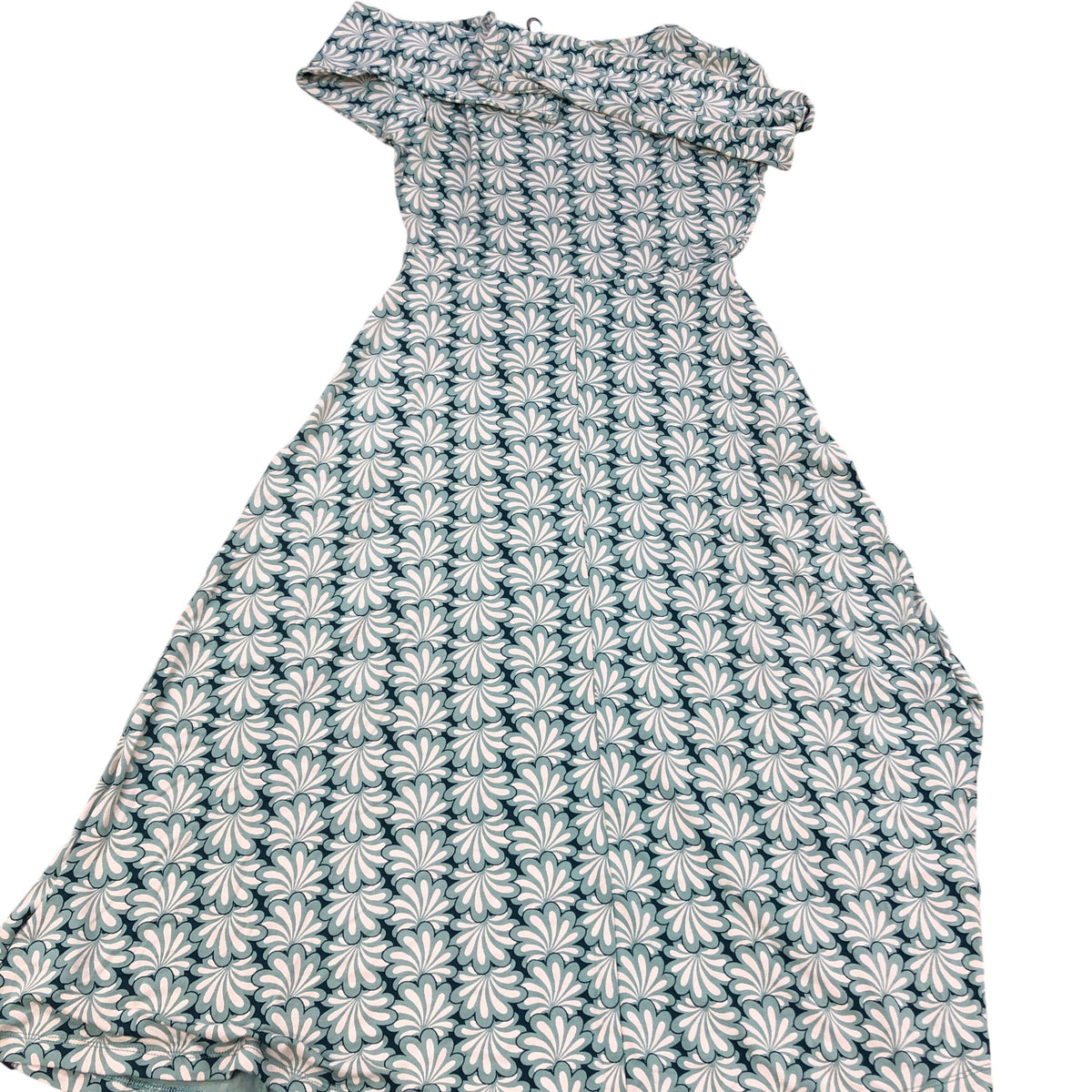 Floral Print Midi Dress Women's Long Sleeve Eco Vero Fabric