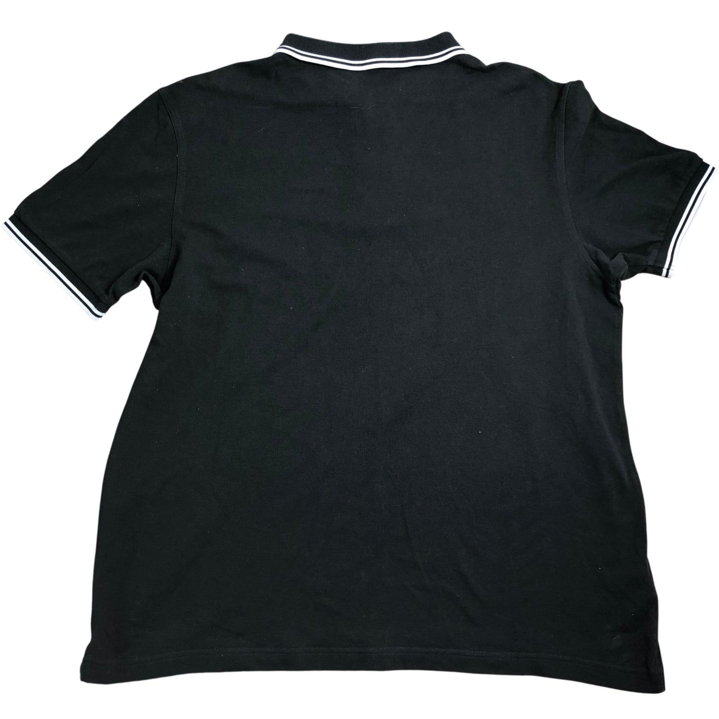 Fred Perry XXL Men's Polo Shirt Dark Green Cotton Short Sleeve Striped Collar