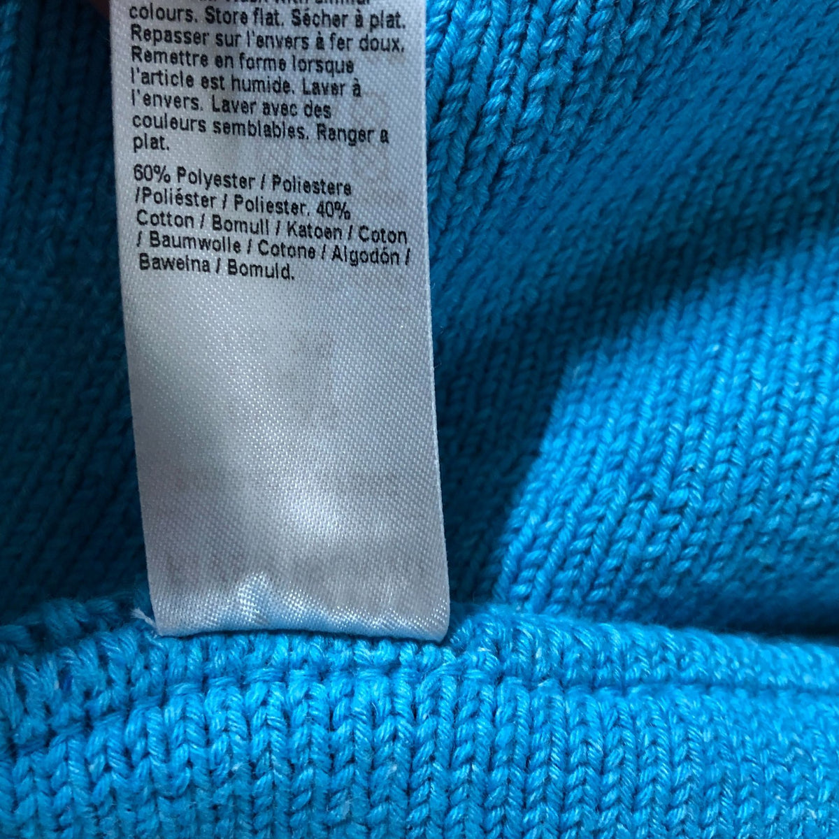 River Island Women's XS Cardigan Blue Knit Long Sleeve Button Front