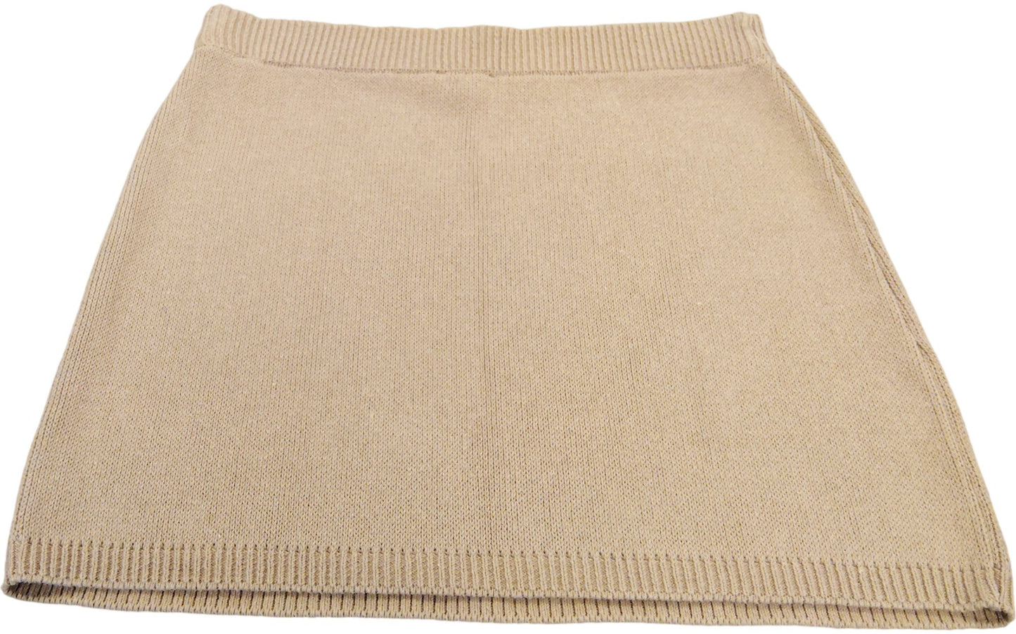 River Island Women's Knitted Skirt UK4 Camel Beanie Style New With Tags