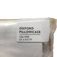 The White Company Savoy Oxford Pillowcase Square 65x65cm 400 Thread Count