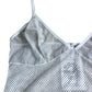 Rokit Camisole Women's White Polka Dot Lingerie Adjustable Straps One Size