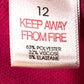 Pink A-Line Skirt Women's Casual Zip Up Cotton Blend UK12