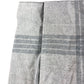 1 Piece Standard Pillowcase 50x75cm Grey Plaid Pattern Cotton Blend