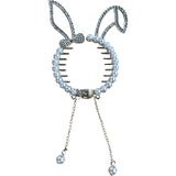 Diuso Bunny Hair Comb Accessory Gift Boxed Elegant Pearl Design Wedding