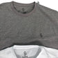 Luke Men's Classic T-Shirt 3 Pack Size 3XL White Grey Black