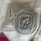 Ivory Satin Bandeau Top Strapless Women's White Zippered Elegant UK18