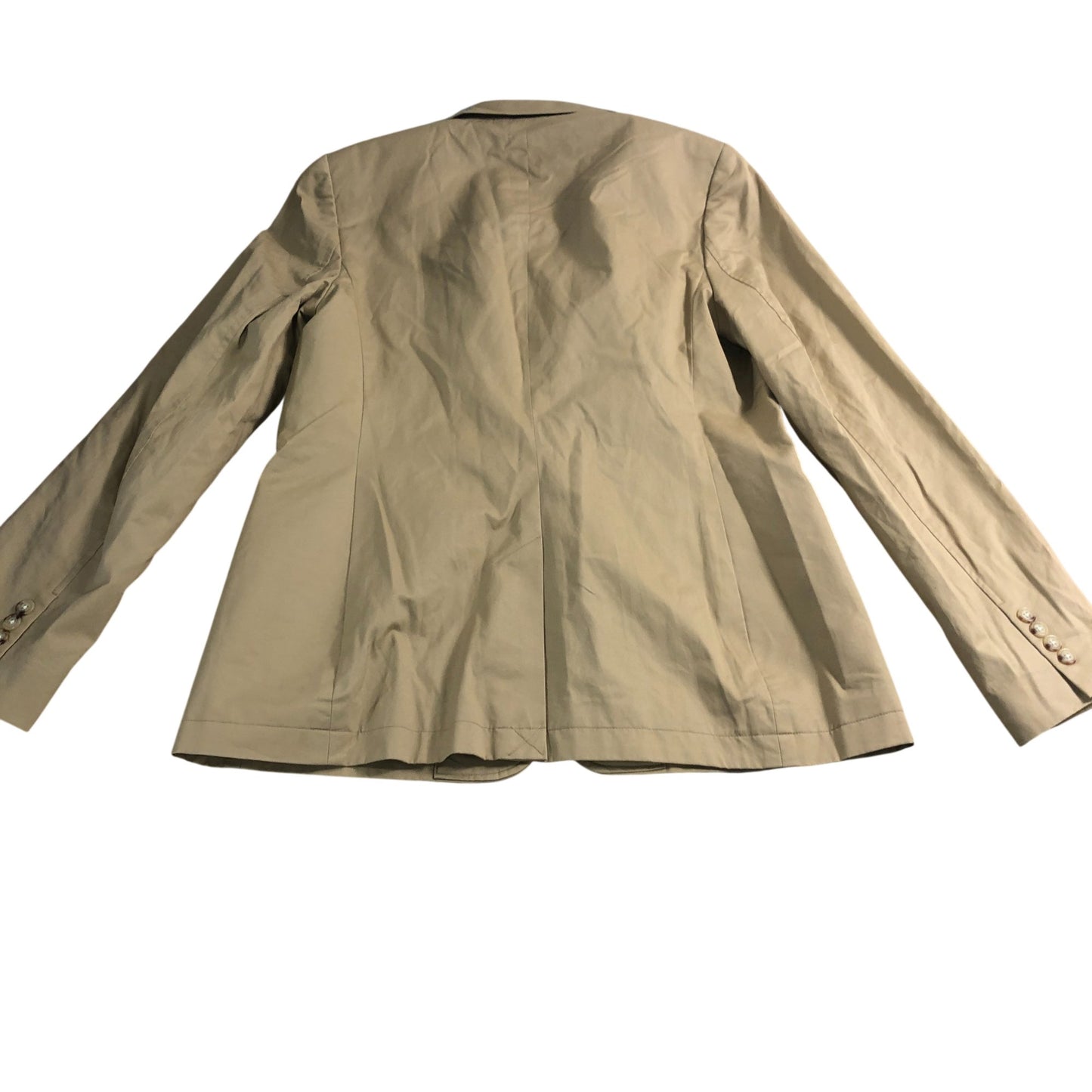 Lauren Ralph Lauren Blazer UK10 Women's Beige Tailored Button Up Jacket