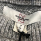 River Island Slim Fit Wool Blend Jumper Grey Textured Knit Sweater Size L
