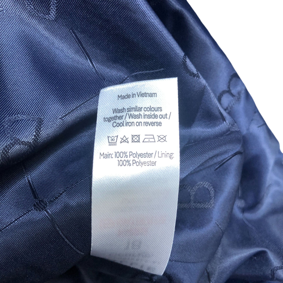 Stylish Jacket Women's Blue Textured Design With Buttons UK18