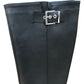 Knee High Black Buckle Boots Size 4