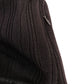 River Island Women's Knitted Hybrid Faux Leather Brown Pleated Dress Medium