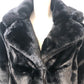 Sosandar Women's Faux Fur Coat Size 18 Black Luxurious Warm Jacket