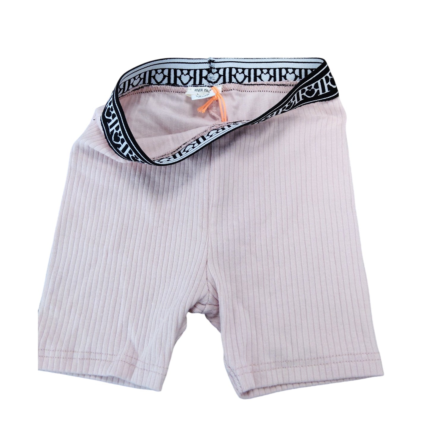 River Island Baby Ribbed Shorts Size 12-18 Months Pink Stretch Comfort Fit