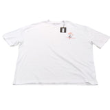 River Island White T-Shirt XL Men's Casual Floral Print Short Sleeve Top