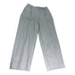 River Island Trousers UK 8 Women's Tailored Fit Light Grey High Waist Pleated