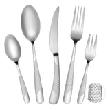 FANTICIDE 40 Piece Cutlery Set Stainless Steel Flatware Service for 8