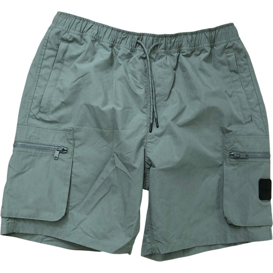 River Island Cargo Shorts Men's Regular Fit Outdoor Utility Green S
