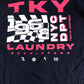 TOKYO LAUNDRY Men's T-Shirt XL Navy Blue Graphic Print Cotton Outfitters 1968