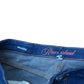 River Island Palazzo Blue Denim Flared Jeans