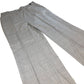 Grey Check Wide Leg Trousers Women's Smart Casual Wear Stretch Fabric UK18