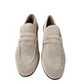 Kurt Geiger Formal Shoes UK10 Men's Suede Moccasin Beige Leather Upper