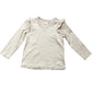So Cute Organic Baby Top 18-24 Months Cream Long Sleeve Ruffle Detail