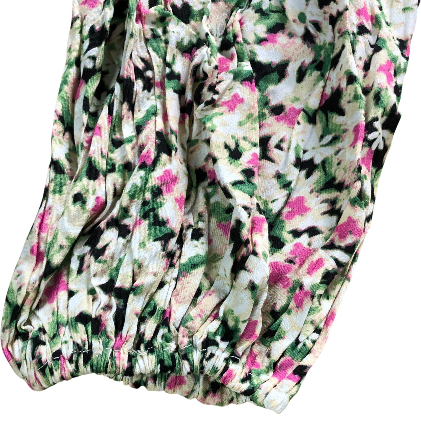 River Island Floral Dress UK10 Women's Long Sleeve V Neck Summer Style
