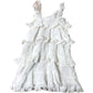River Island Girls Frill Detail Dress White Summer Style Dress 6 Years