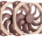NOCTUA NF-A14X25 G2 PWM Sx2-PP Dual Fan Set Next Gen 140mm Premium Cooling