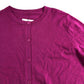 Women's Magenta Cardigan Size 12 Soft Knit Button Front Jumper