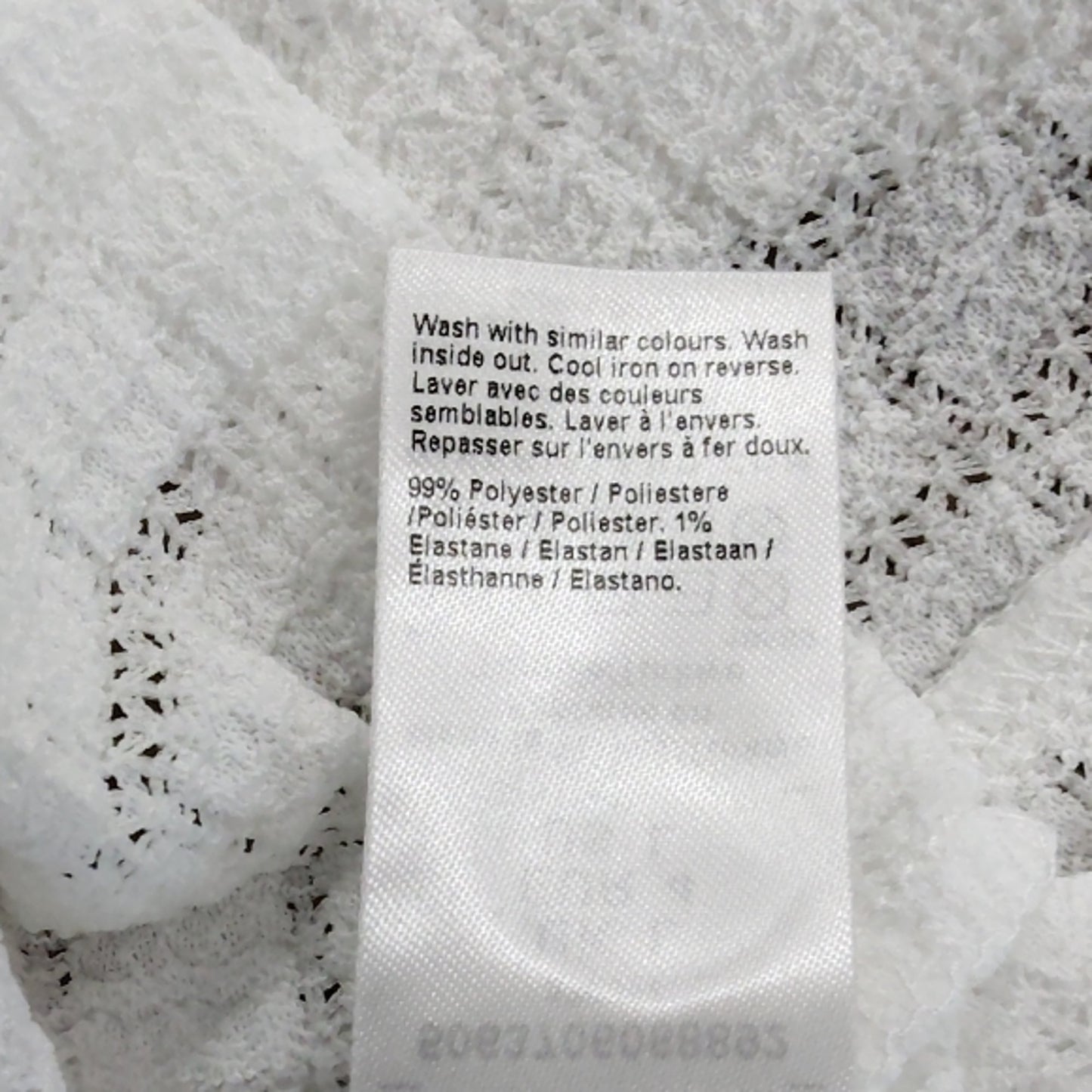 River Island White Short Sleeve Shirt UK L Men's Casual Lightweight Fashion