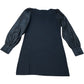 River Island Black Dress Sheer Sleeve Lace Detailing
