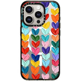 CASSETIFY Clear Polka Dot Hearts Case for iPhone 15 Pro Drop Protection Magsafe