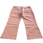 Women's Loose Fit Trousers Size 22 Cotton Blend Pink