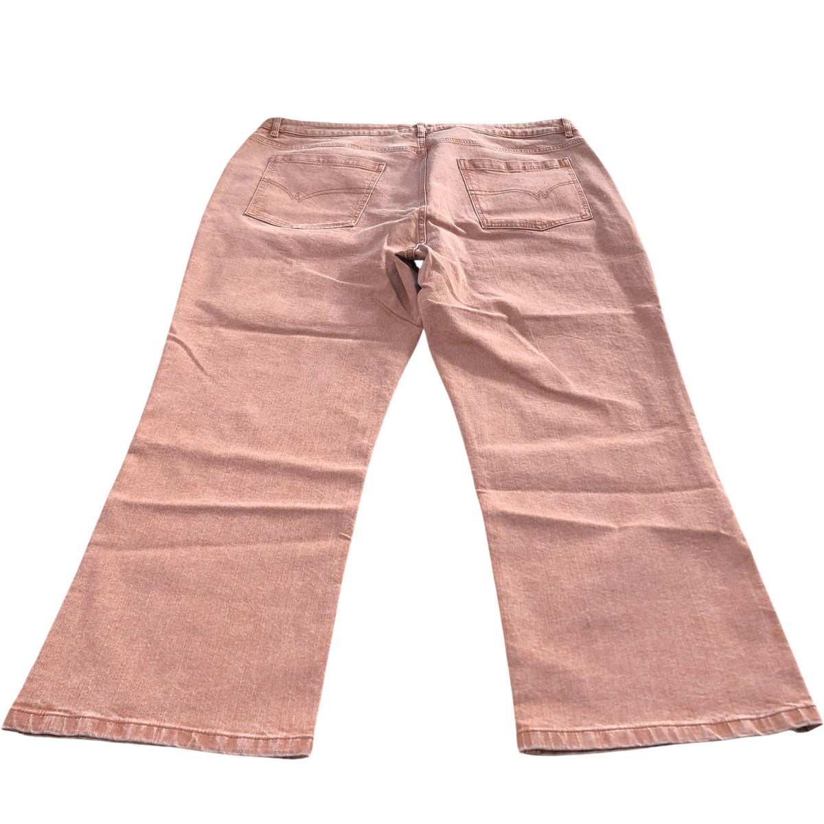 Women's Loose Fit Trousers Size 22 Cotton Blend Pink