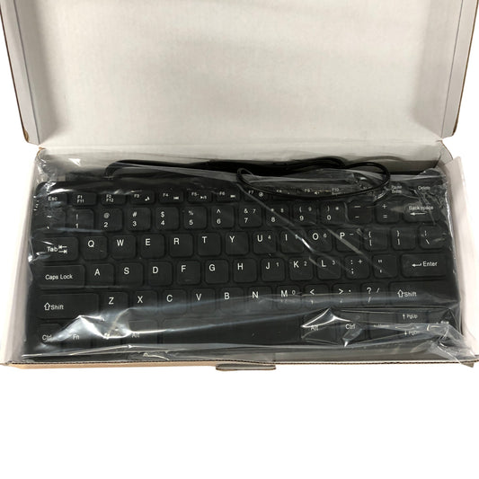 Mini Keyboard K-1000 Wired USB Compact Chocolate Design for Mac and PC