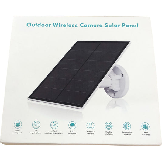 Outdoor Wireless Camera Solar Panel 5W Mono Solar Panel Eco Friendly IP65